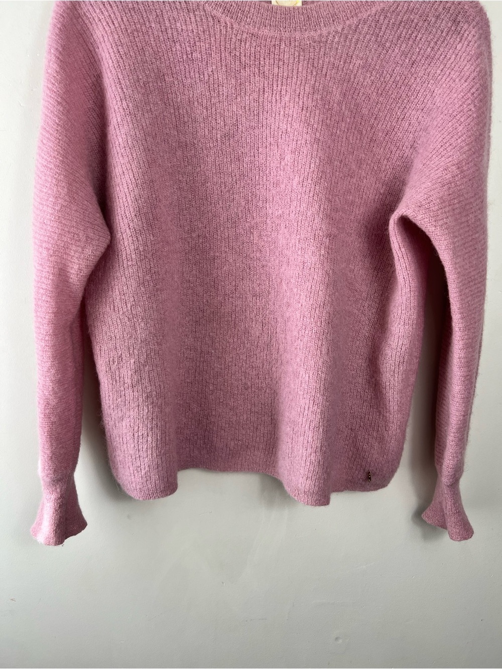 Des Petits Hauts Babali Sweater Pink Pullover SZ Small Kid Mohair Alpaca Blend - Picture 4 of 11
